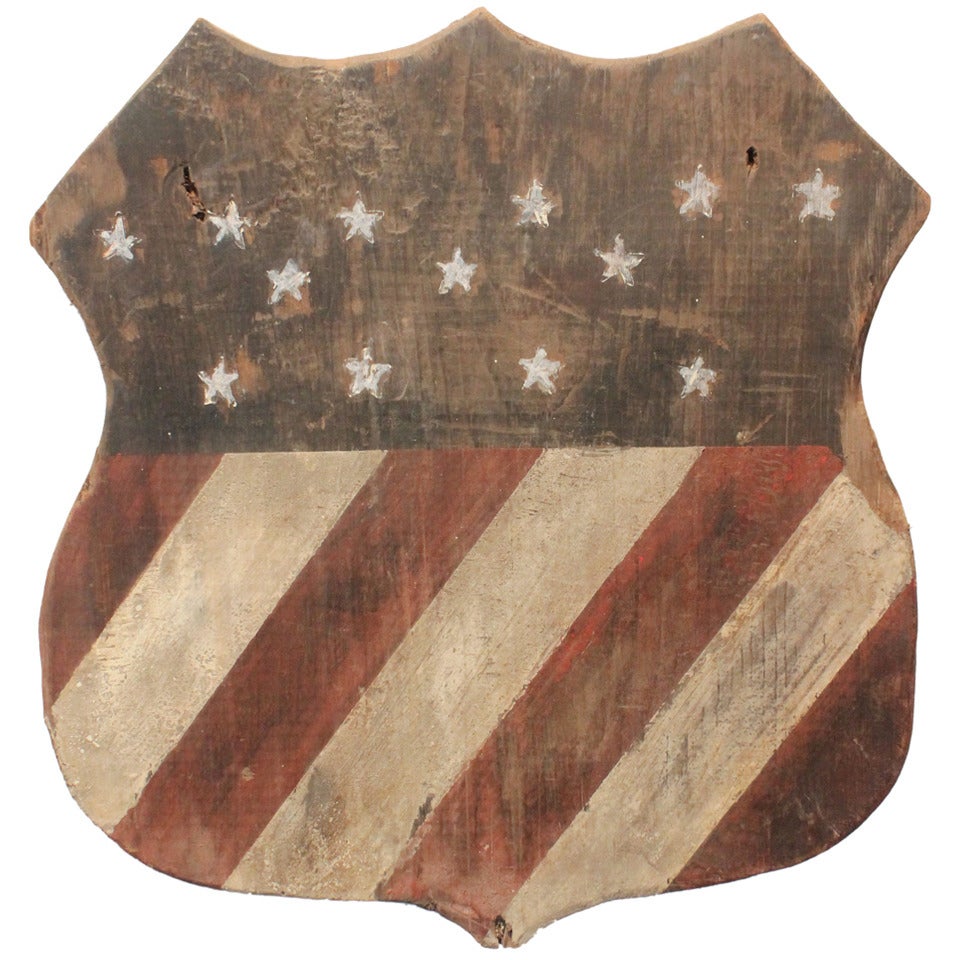 1876 Centennial 13 Star American Shield