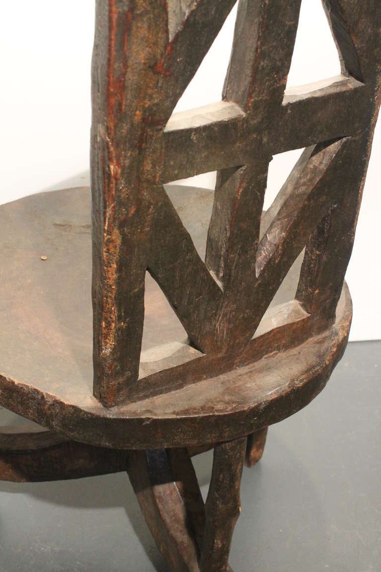 Ethiopian Chair In Good Condition In 3 Oaks, MI