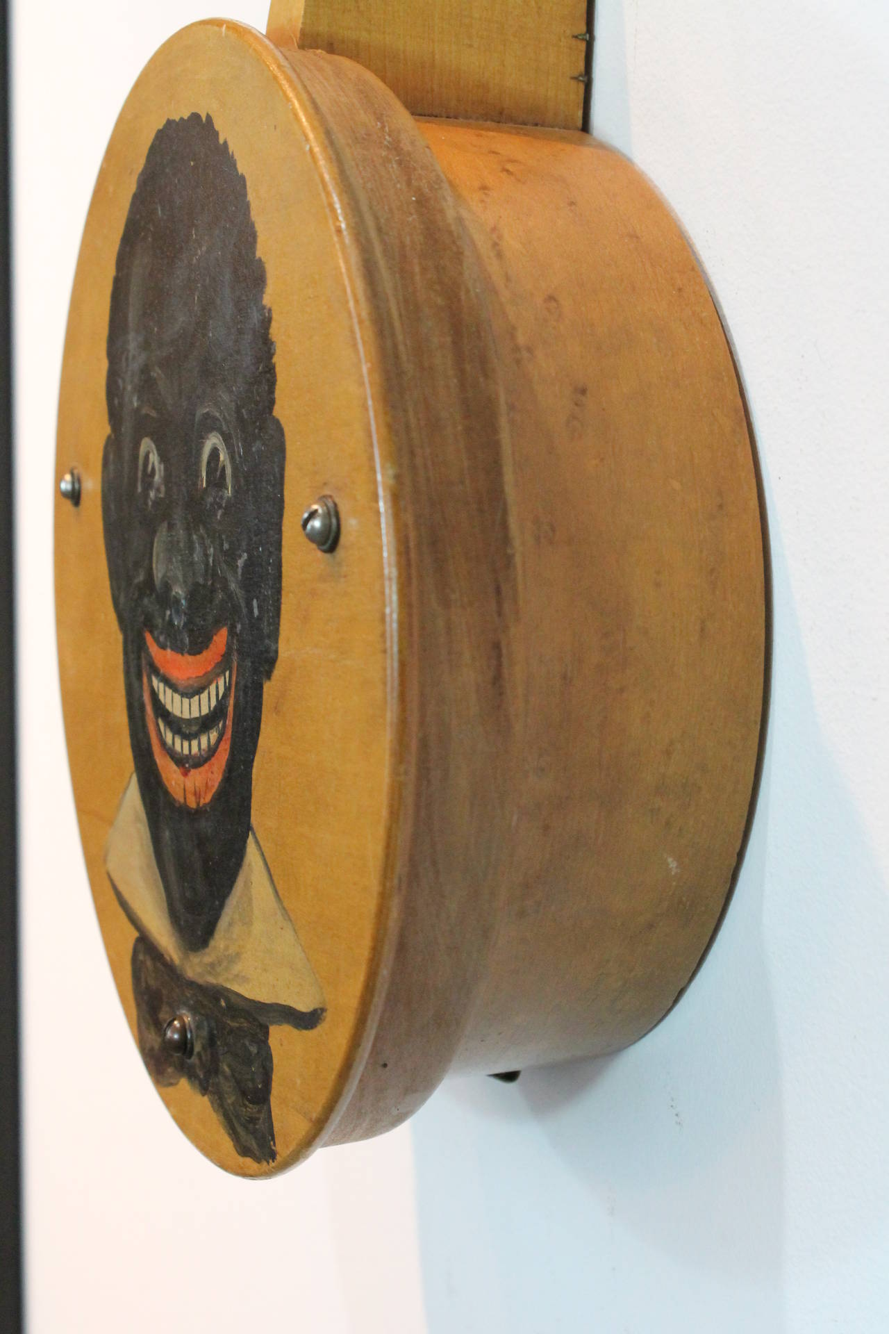 1920s Folk Art Hand-Painted Minstrel Winner Banjo Ukelele 2