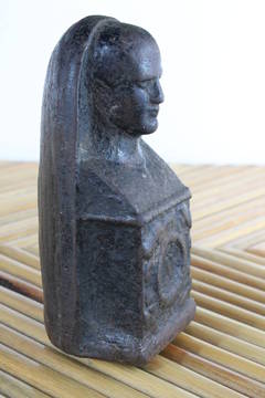 19th Century Cast Iron Napoleon Figurative Doorstop