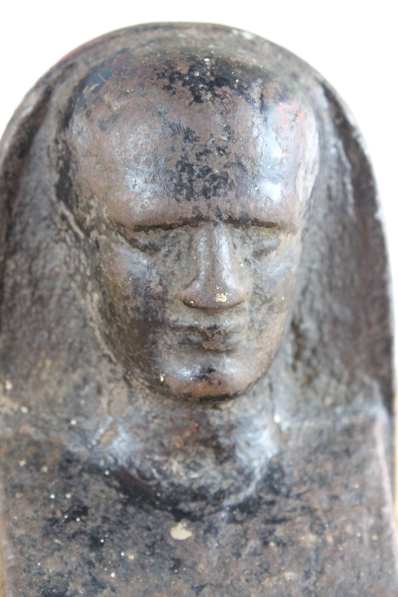 19th Century Cast Iron Napoleon Figurative Doorstop For Sale 1