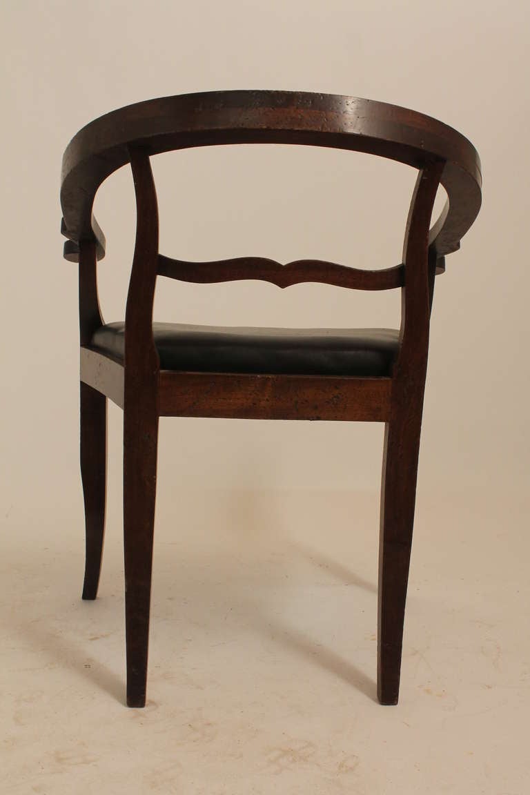 Pair of Sculptural 19th Century Arm Chairs For Sale 2
