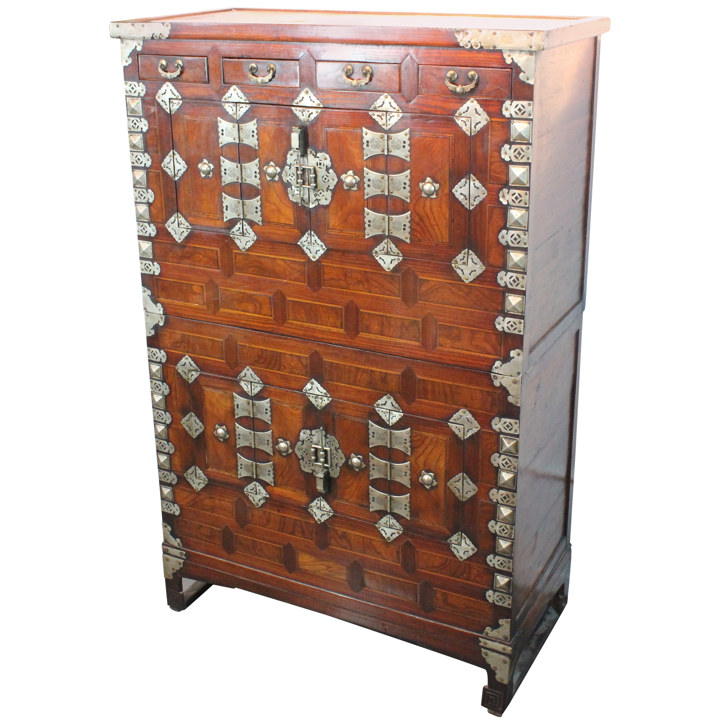 19th Century Korean Chest on Chest For Sale