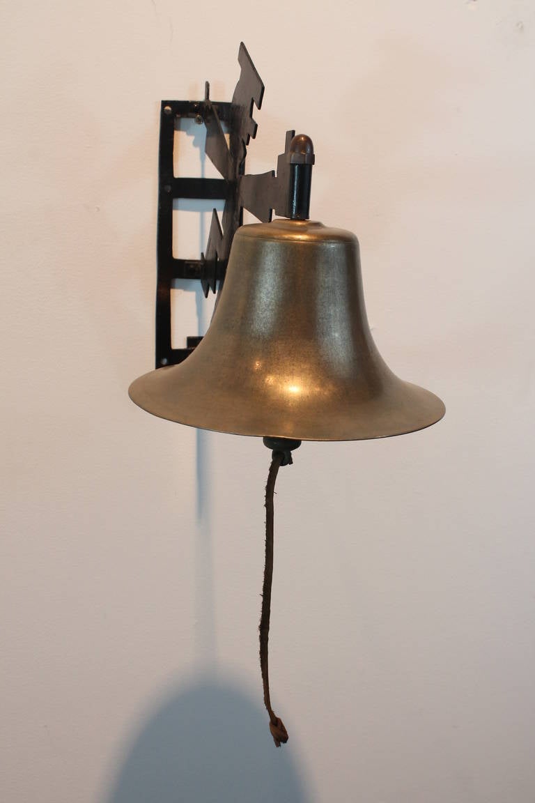 Mid-20th Century Art Deco Sailor Climbing a Ladder Bell For Sale