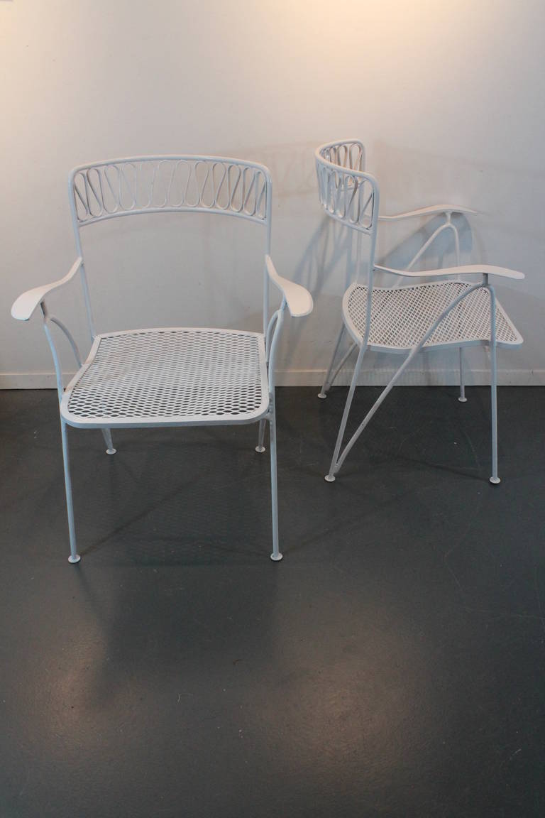 Mid-Century Modern Set of Five Maurizio Tempestini Ribbon Chairs for Salterini