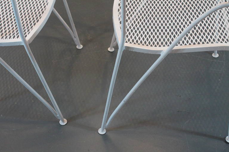 Set of Five Maurizio Tempestini Ribbon Chairs for Salterini In Good Condition In 3 Oaks, MI