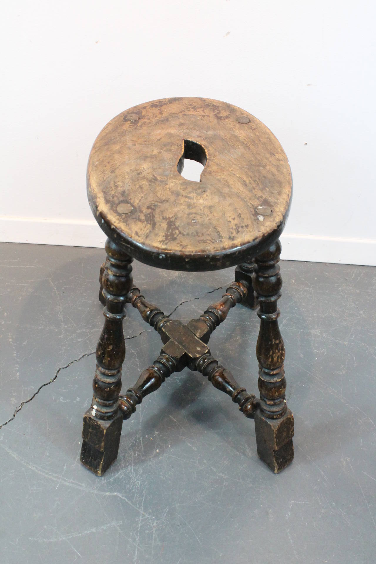 English William and Mary Carrying Stool For Sale