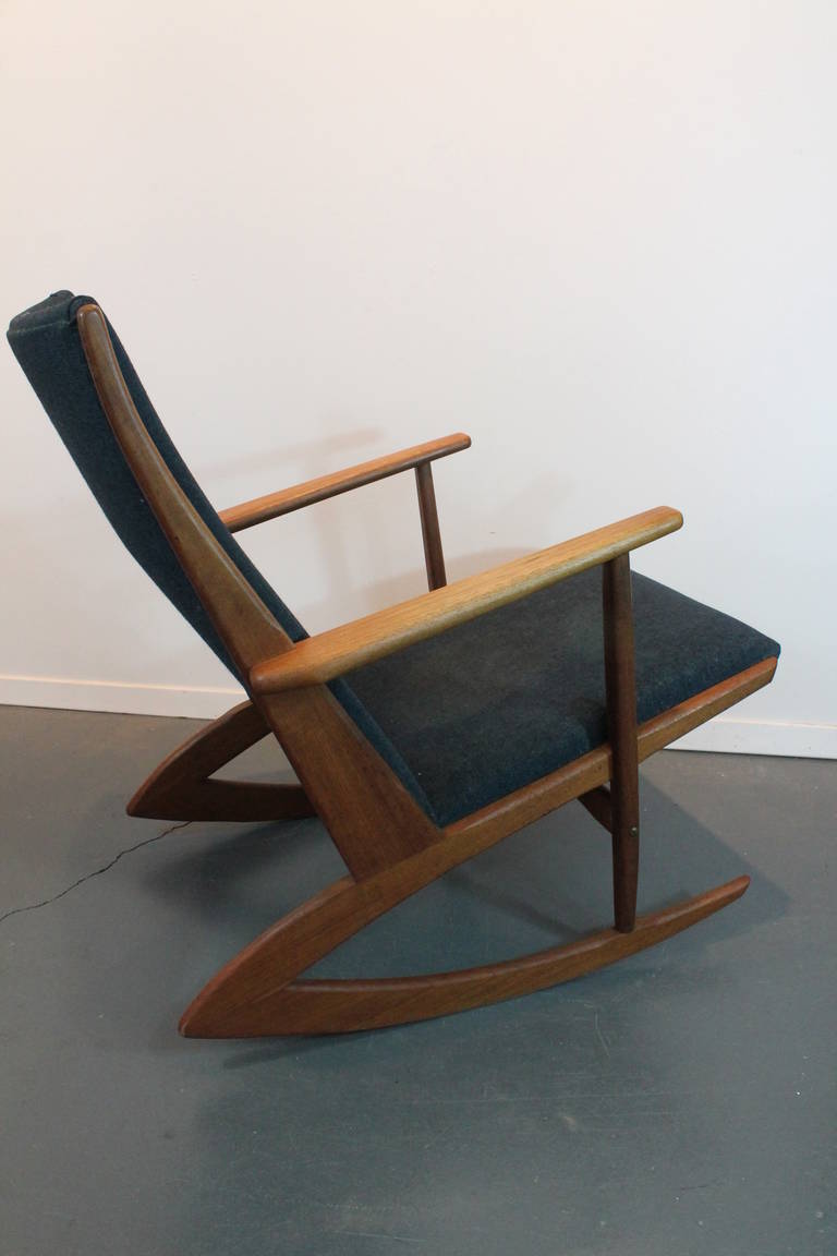 Mid-20th Century Georg Jensen Danish Teak Rocker