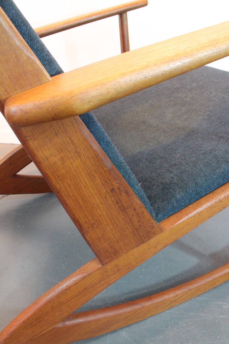 Georg Jensen Danish Teak Rocker 1