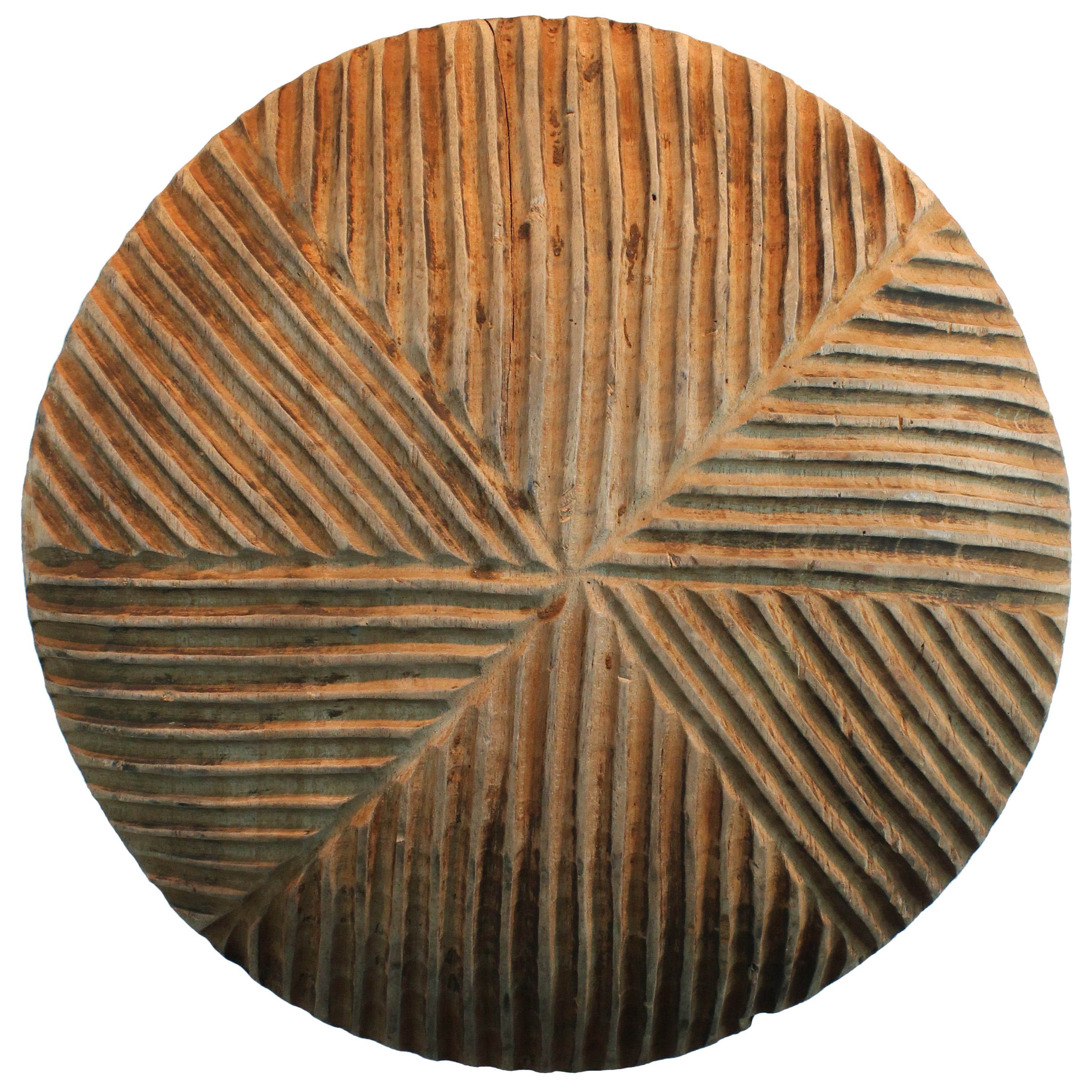 Early 20th Century Carved Congo Shield