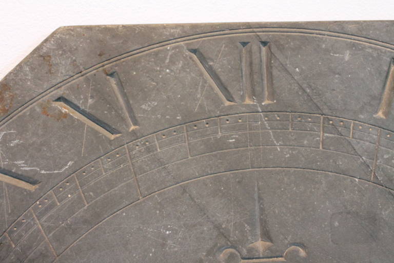 1847 Engraved Slate Sundial 4
