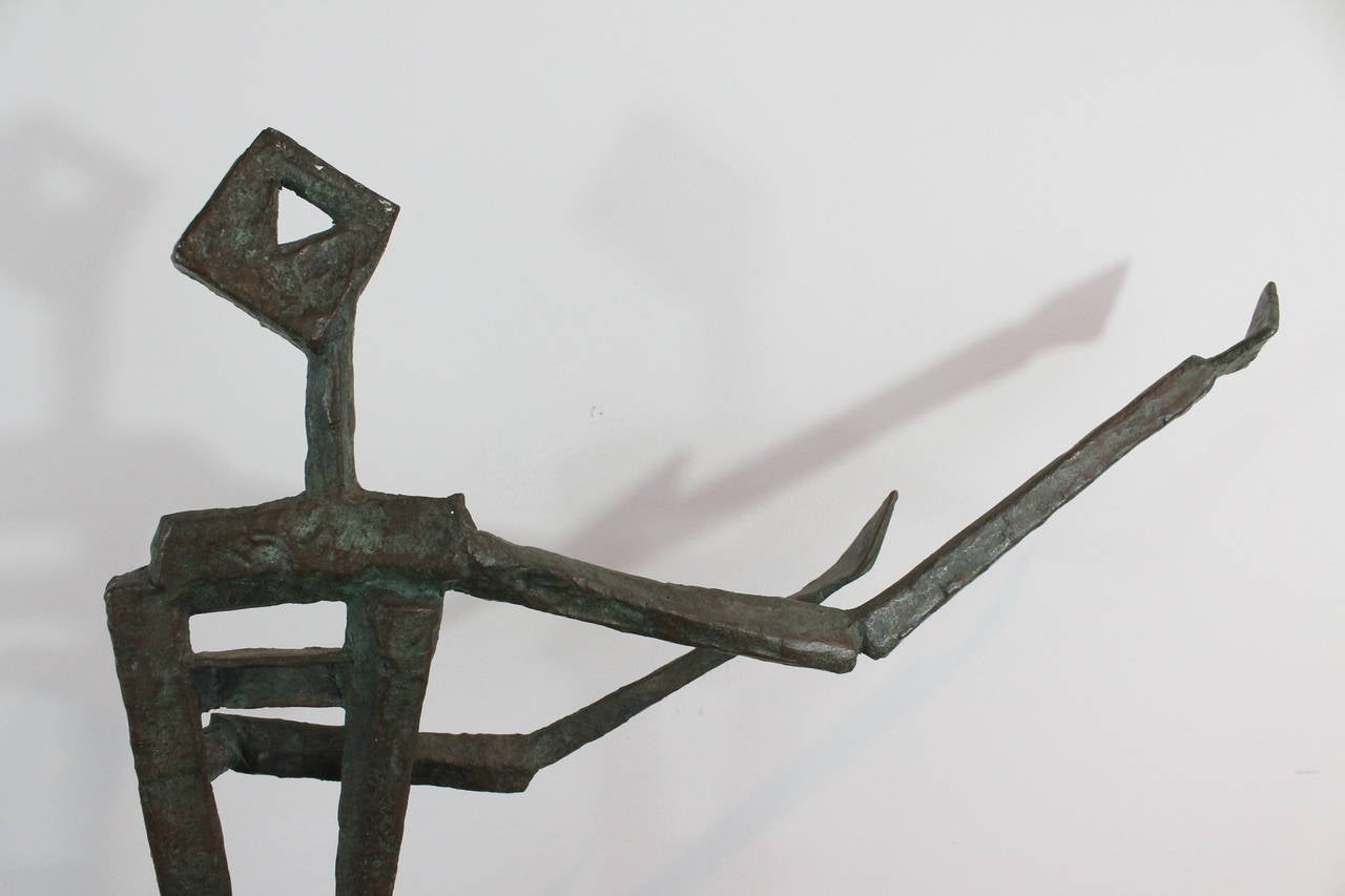 Bronze Harriet Kittay Modernist Figurative Sculpture For Sale 4