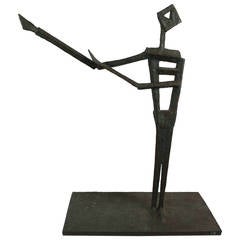 Bronze Harriet Kittay Modernist Figurative Sculpture