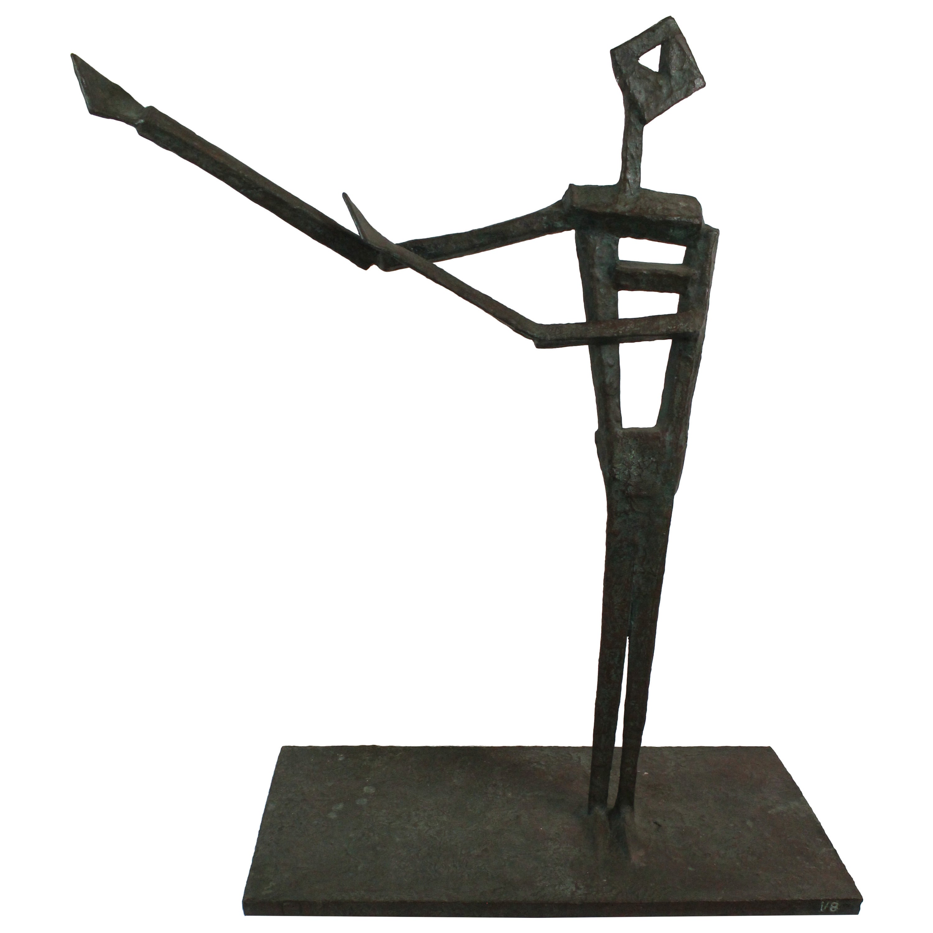 Bronze Harriet Kittay Modernist Figurative Sculpture For Sale