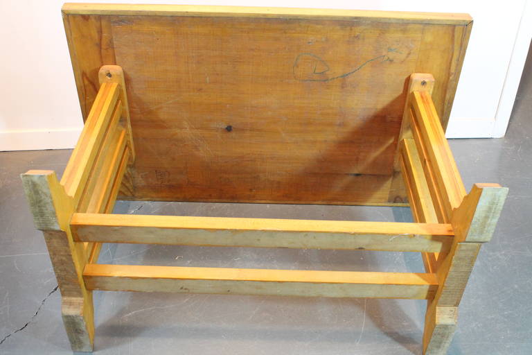 American Folk Art Star Design Matchstick Table For Sale 6