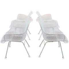 Set of Four Woodard Sculptura Chairs