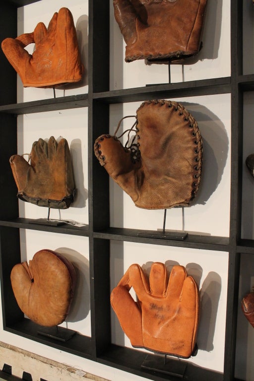baseball glove stand