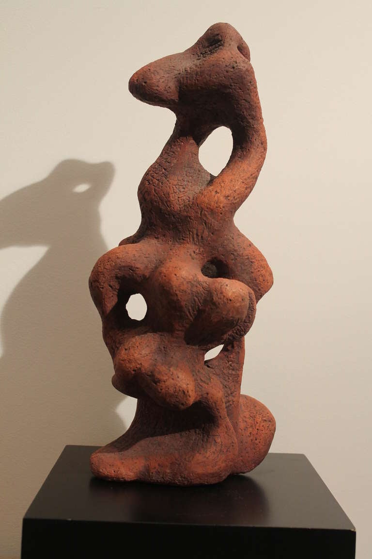1950's Amorphous Abstract Ceramic Sculpture