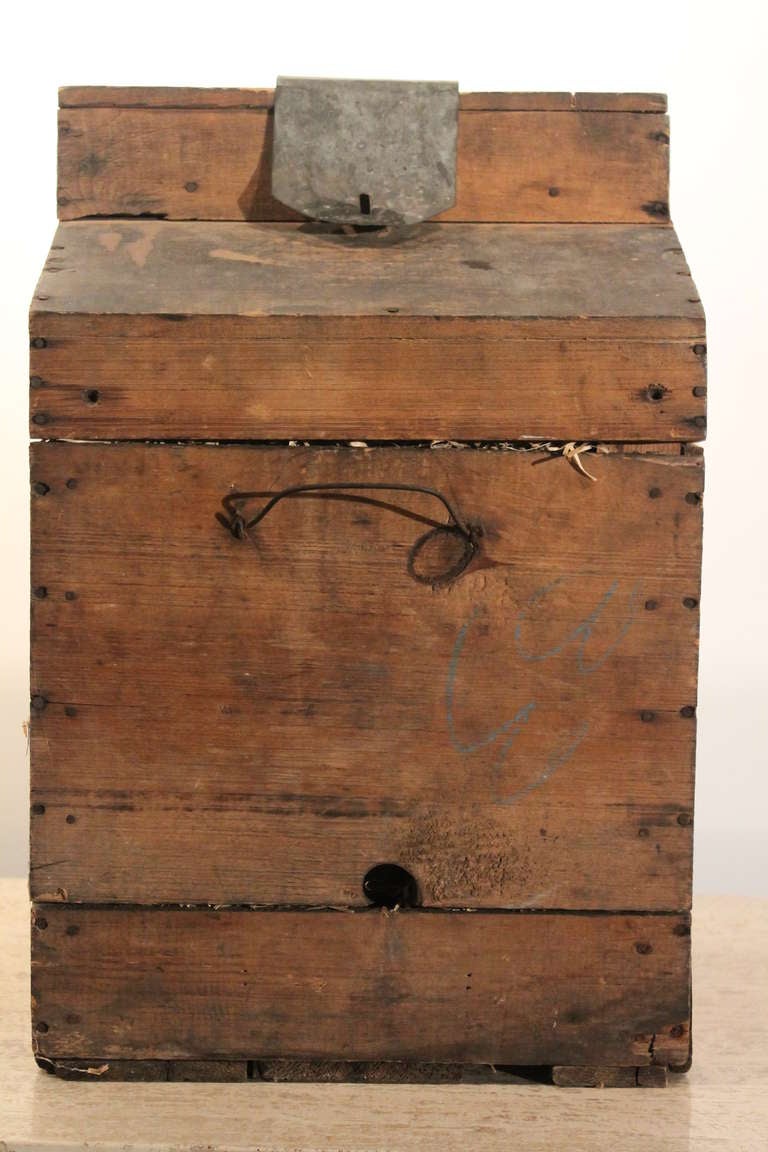 American 1905 Demijohn Wine Crate