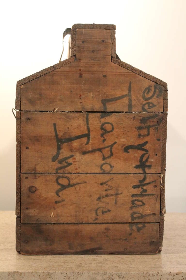 1905 Demijohn Wine Crate 1