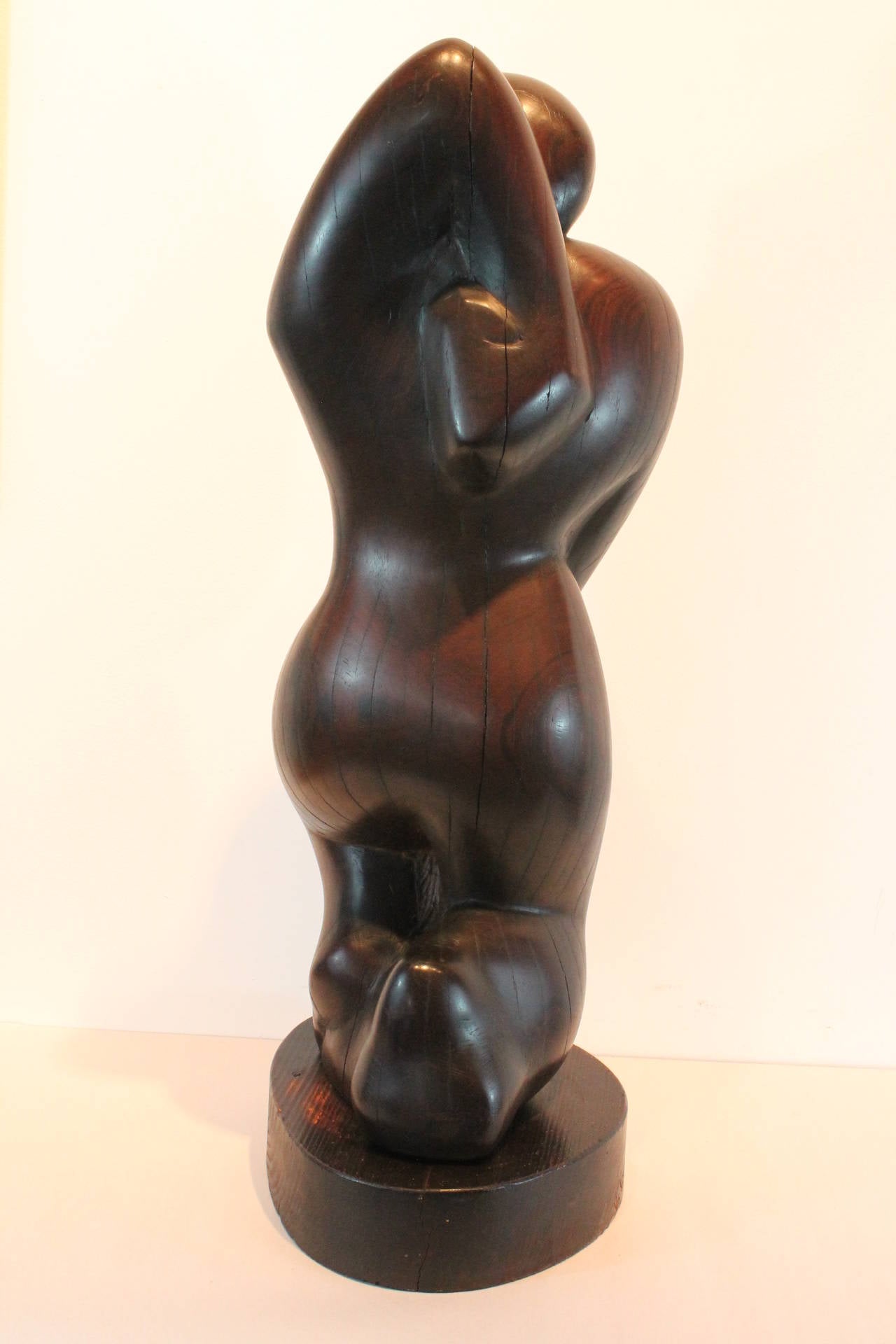 Modernist French Carved Figurative Sculpture 1