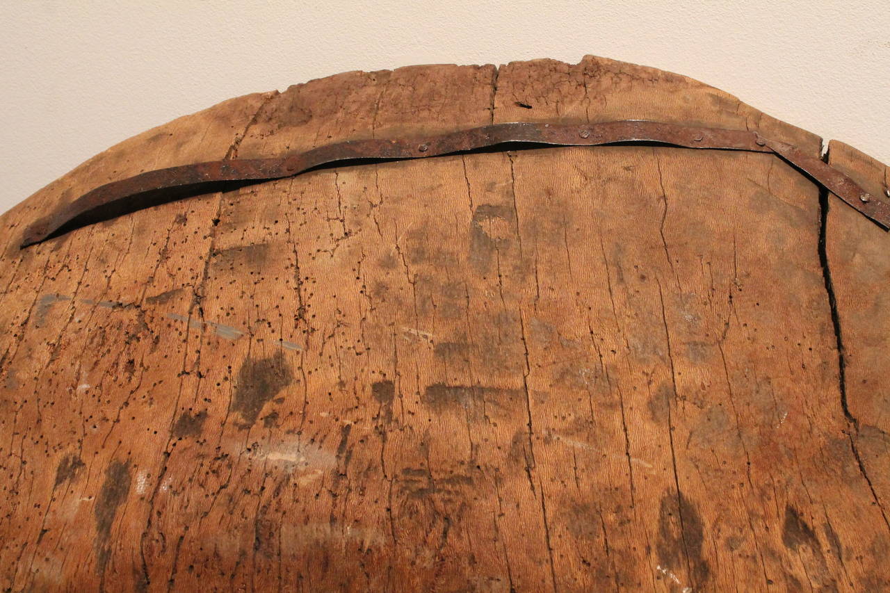 Huge Three Foot Diameter Primitive, 19th Century Bowl 7