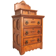 19th Century Diminutive Odd Fellows Step Back Cabinet