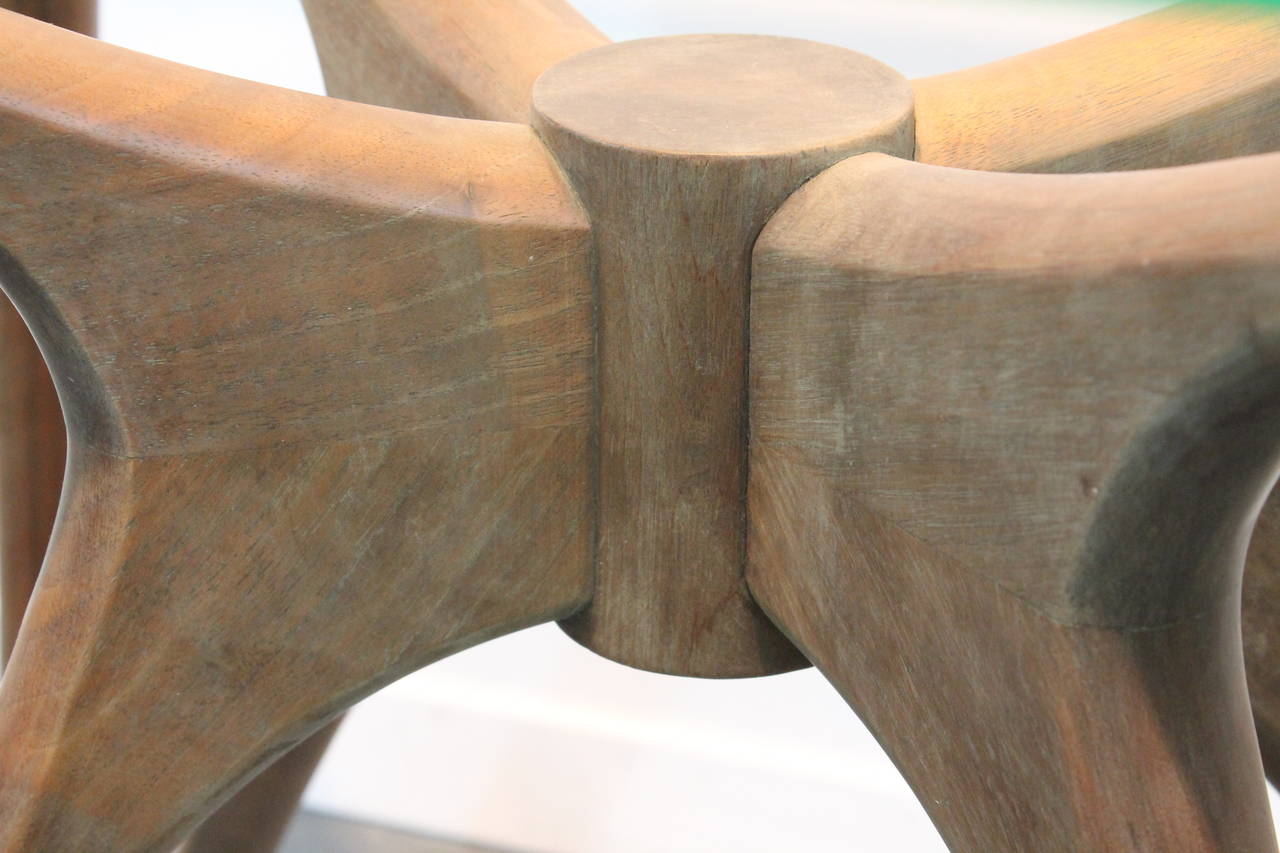 Biomorphic Mid-Century Modernist Sculptural Side Table For Sale 2