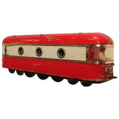 Vintage Large Scale Art Deco Wood Toy Train