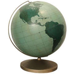 Rare Green Weber Costello " Educator " Globe