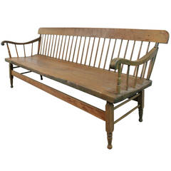 Used 19th Century Deacons Bench