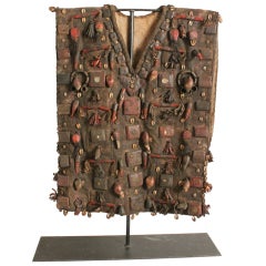 Nigerian Shamanic Medicine Man Vest on Stand