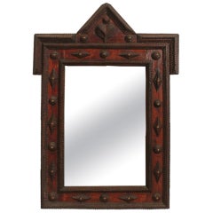 Tramp Art Frame with Heart Detail