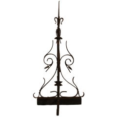 19th Century Wrought Iron Rooftop Spire
