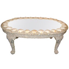 Beautiful Seashell Coffee Table