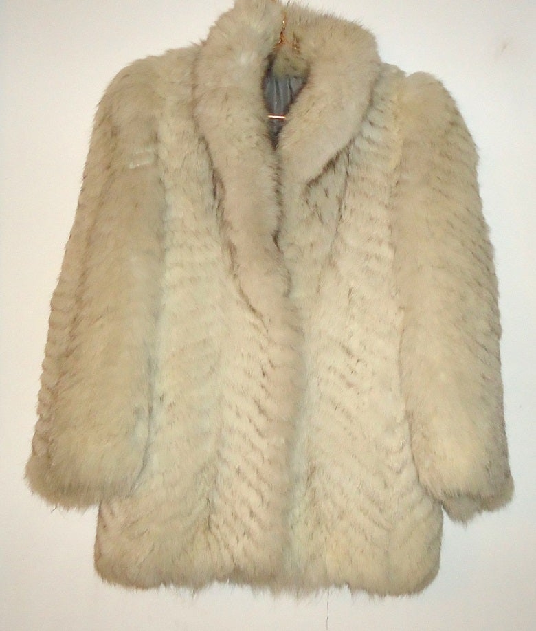 Greece Polar Fox Fur Jacket M Like New - SALE!