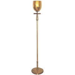 Tommy Parzinger Brass Floor Lamp Mid Century Modern #992