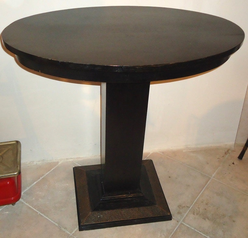 Art Deco Vienna Secession   1910  Thonet Table with Brass For Sale