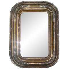Gustavian 19 th c Antique Small Mirror Original Patina