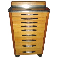 Splendid Tall Boy CommodeCabinet Mid Century Modern