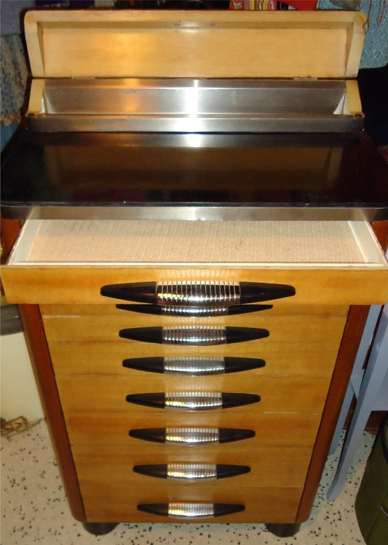 Splendid Tall Boy CommodeCabinet Mid Century Modern