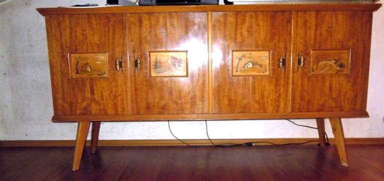 Low Italian Commode Paolo Buffa Style Mid Century Modern