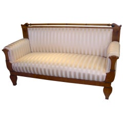 SALE!-Gustavian Cherywood 19th c Antique Sofa Settee
