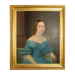 Austrian Biedermeier Portrait of a Noblewoman