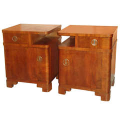 Pair of Art Deco 1920 Nightstands