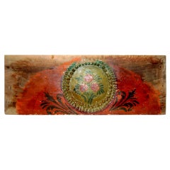 Antique 19 th c eastern Earopean  Folk Art Decorative Board