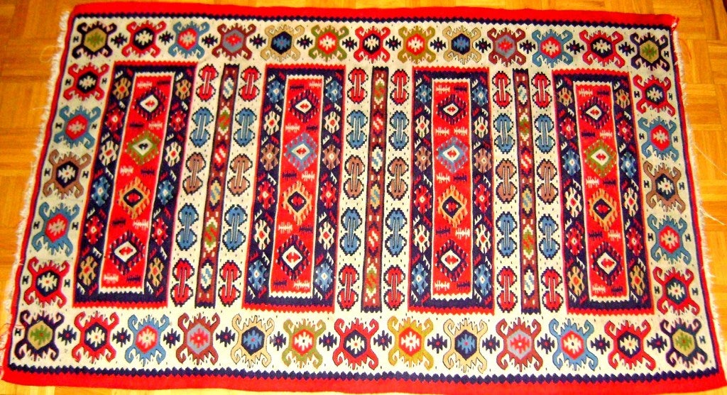 Antique Balkan Kilim