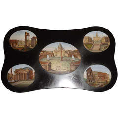 Exquisite Micromosaic Plaque Rome Italy 19 th c