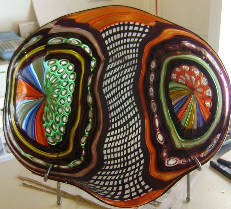 Large Murano Glass Plate