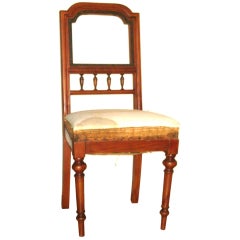 Anatomy of a Chair, Antique Walnut 19 th c